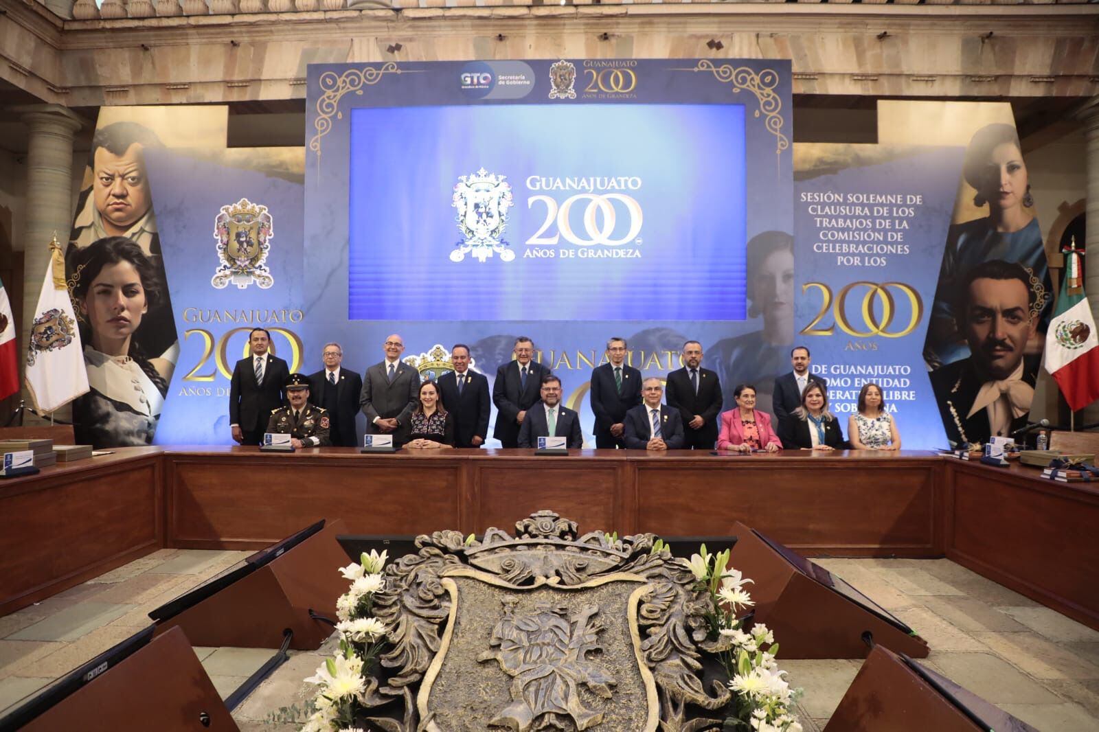 Concluyen trabajos por los 200 Años de Guanajuato libre