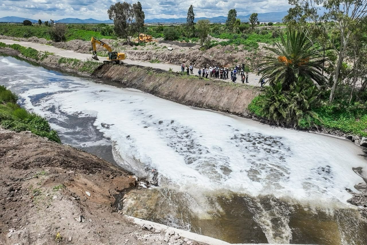 Así avanzan las obras contra inundaciones en el Edoméx.