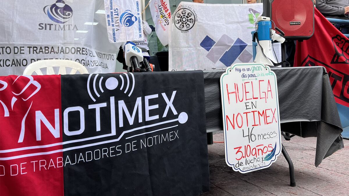 Notimex: huelga llega a su fin; pagan indemnización a trabajadores de la agencia de noticias