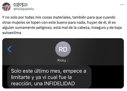 Novia infiel exhibe a su novio ratero