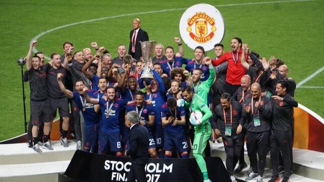 Manchester United derrotó al Ajax en Estocolmo
