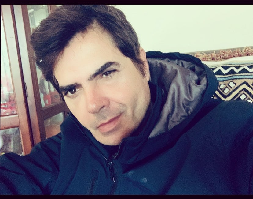 Gabriel Fernández 'El Chamo', cantante y padre de Astrid Gruber.