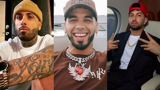 Nicky Jam, Anuel AA y Justin Quiles