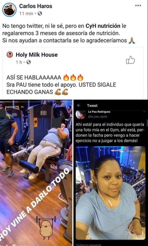 La chica le respondió a quien se burló de ella