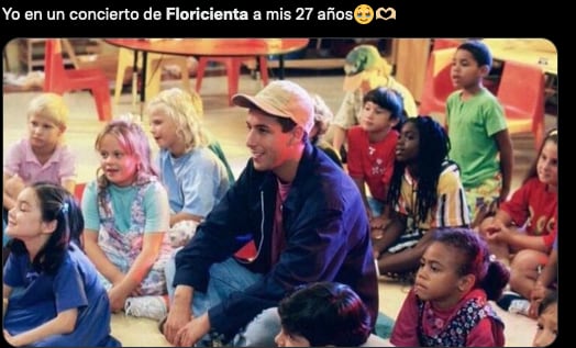 Meme de Floricienta y su regreso a los escenarios.