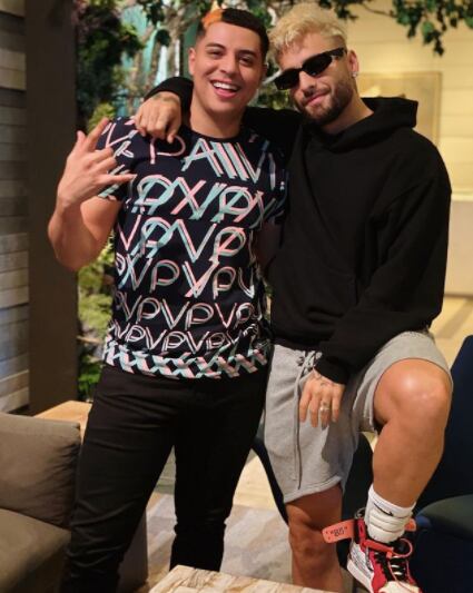 Eduin Cazares y Maluma