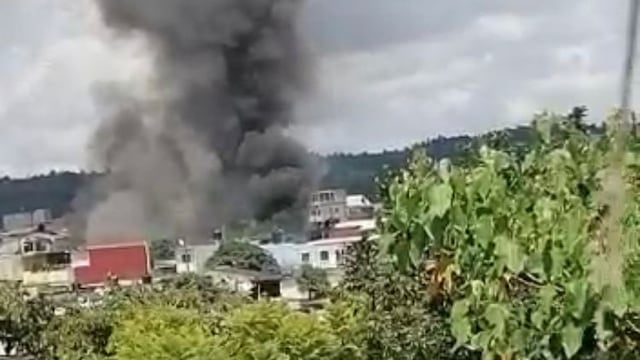 Incendian la casa del alcalde de Altamirano, Chiapas.