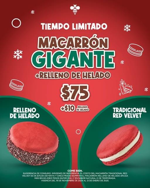 Macarrón helados Nutrisa