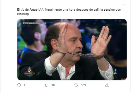 Comentario de Anuel AA y BZRP.