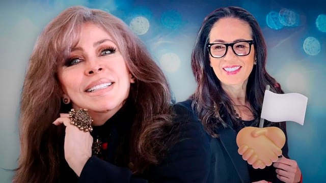 Verónica Castro solo le desea salud a Yolanda Andrade.