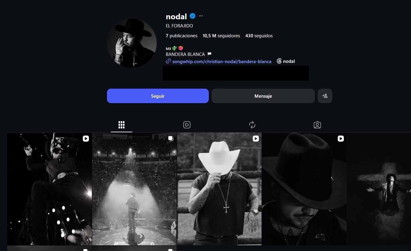 Christian Nodal no podrá registrar ‘El Forajido’