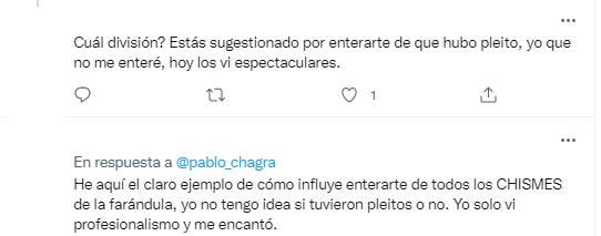 Comentarios sobre OV7 y su separación.