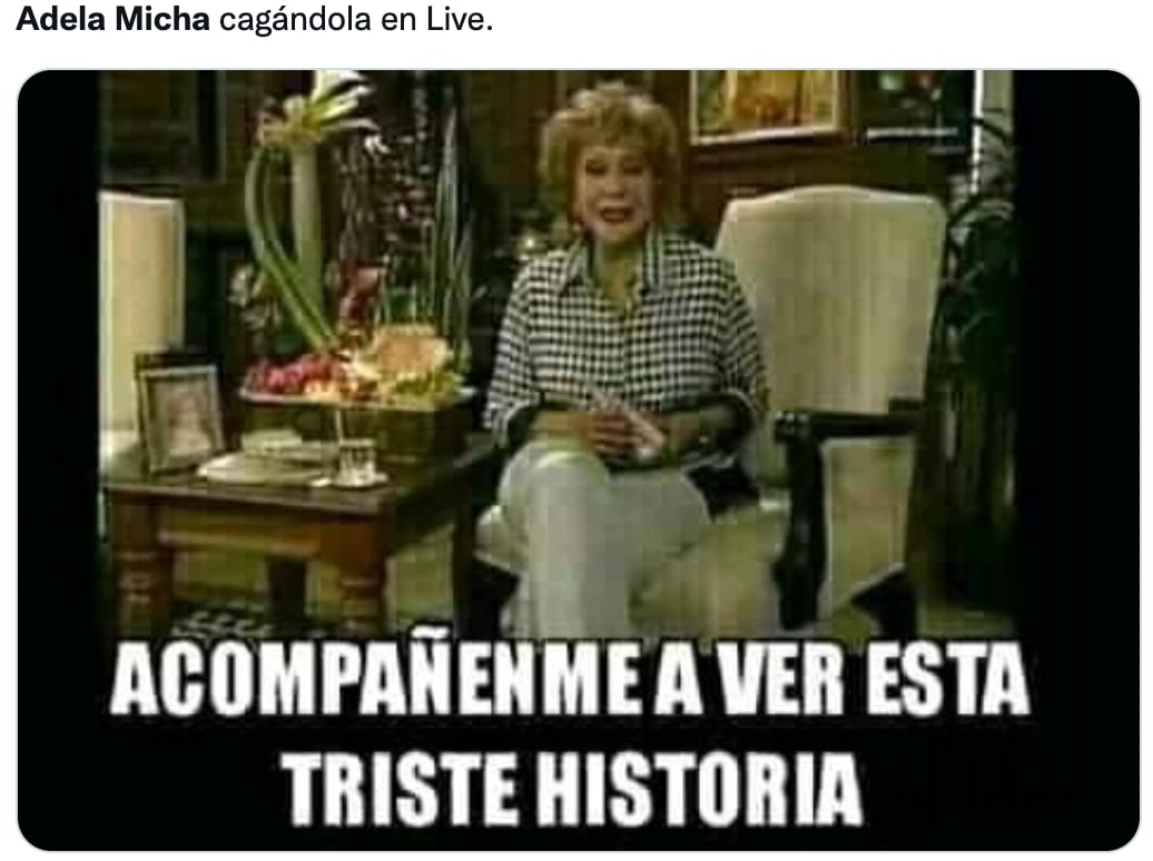 Memes de Adela Micha sobre comentario de Silvia Pinal