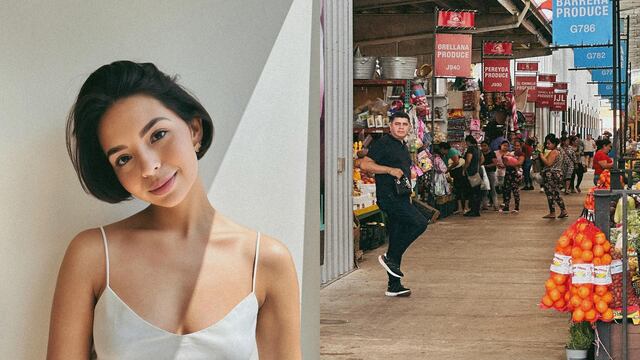 Ángela Aguilar fue al mercado