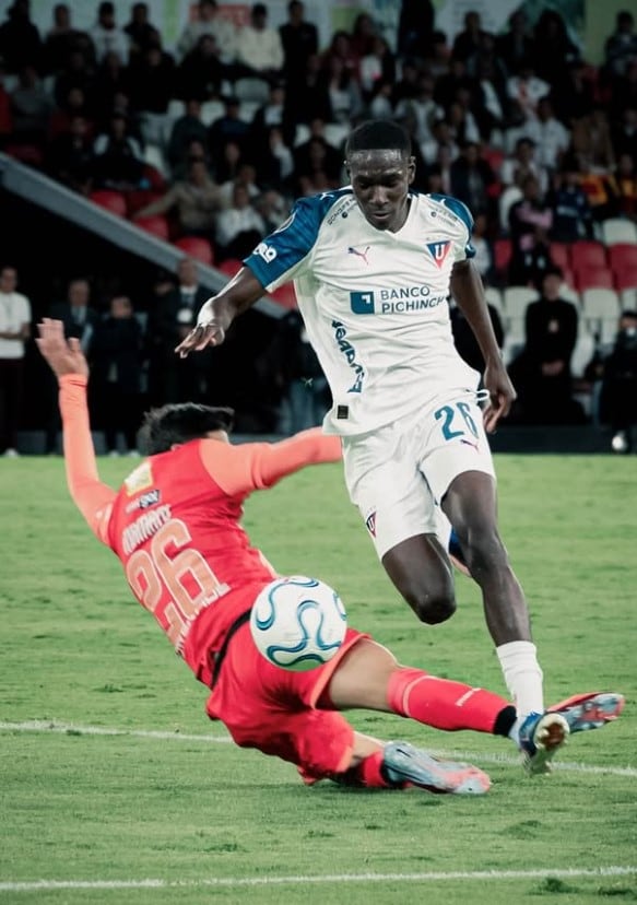 Josué Caicedo, futbolista de Ecuador