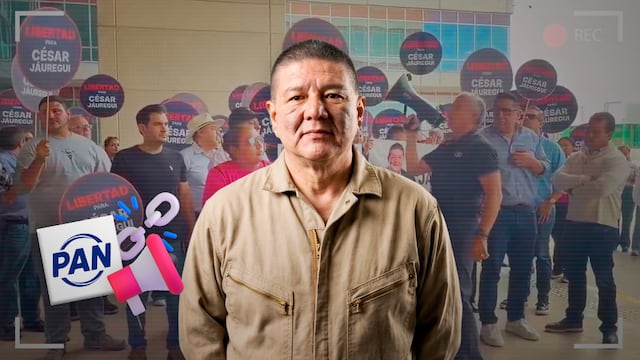 Panistas protestan en Ciudad Judicial de Chihuahua para exigir libertad de Jáuregui