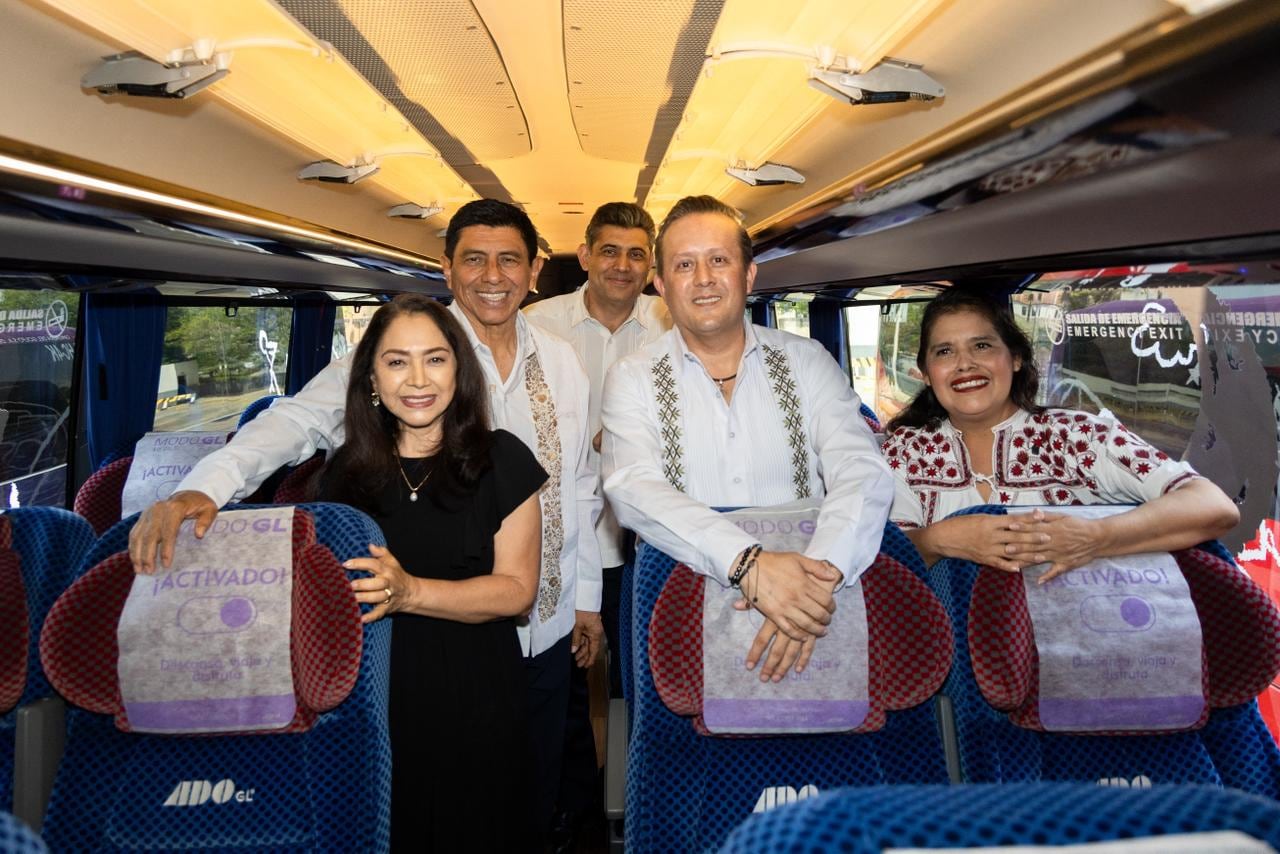 ADO presenta 364 nuevas unidades para rutas en Oaxaca
