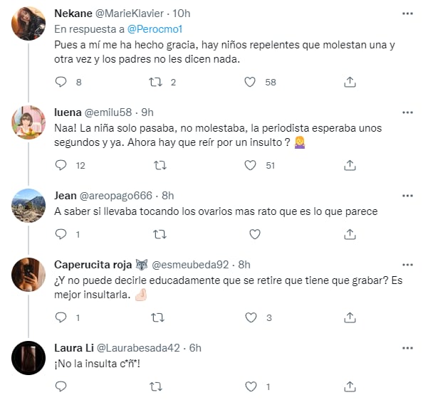 Reacciones a la reportera que ofendió a una niña en funeral de la Reina Isabel II