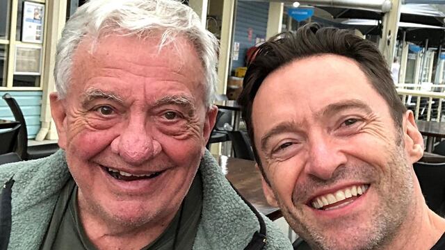 Hugh Jackman y su padre