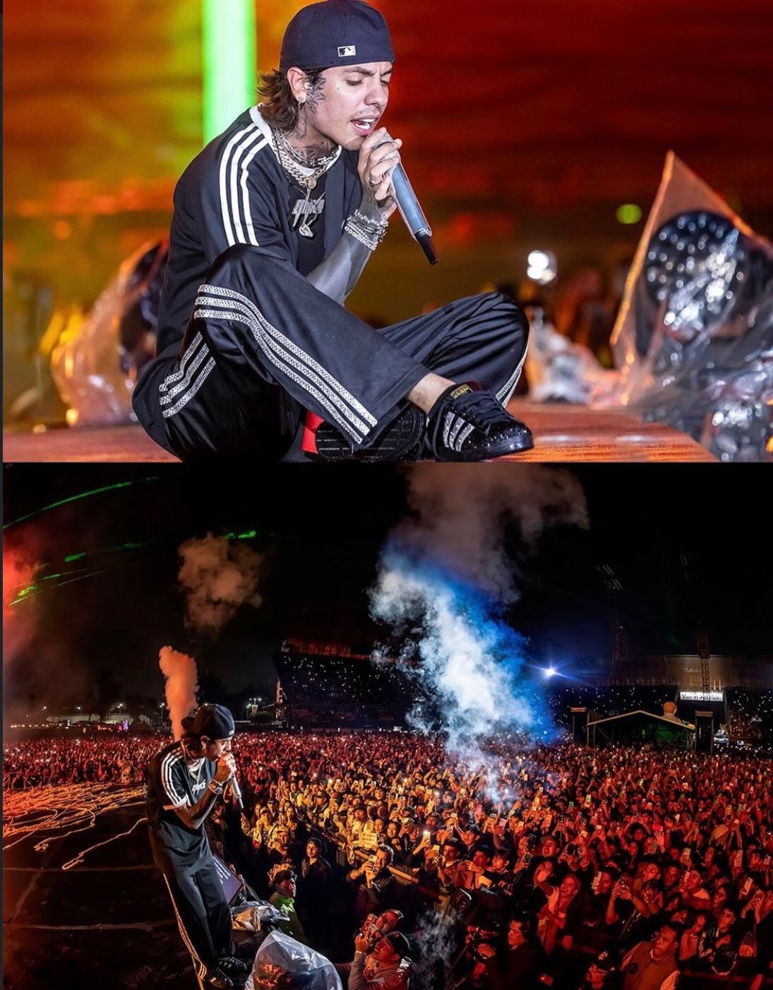 Natanael Cano en el Estadio GNP Seguros de la CDMX