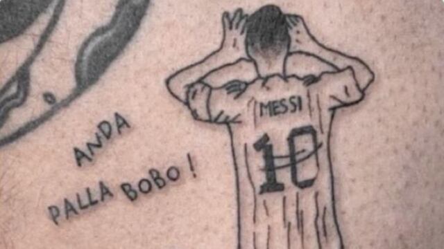 Tatuaje Lionel Messi.