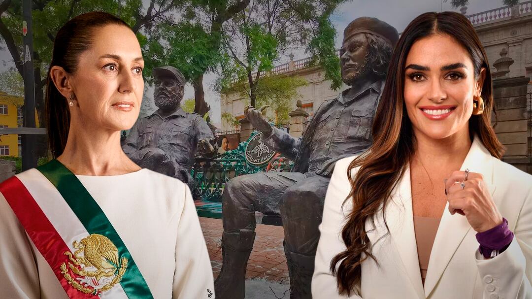 “El patrimonio no se subasta”, reitera Claudia Sheinbaum a Alessandra Rojo de la Vega por estatuas de Fidel Castro y El Che Guevara