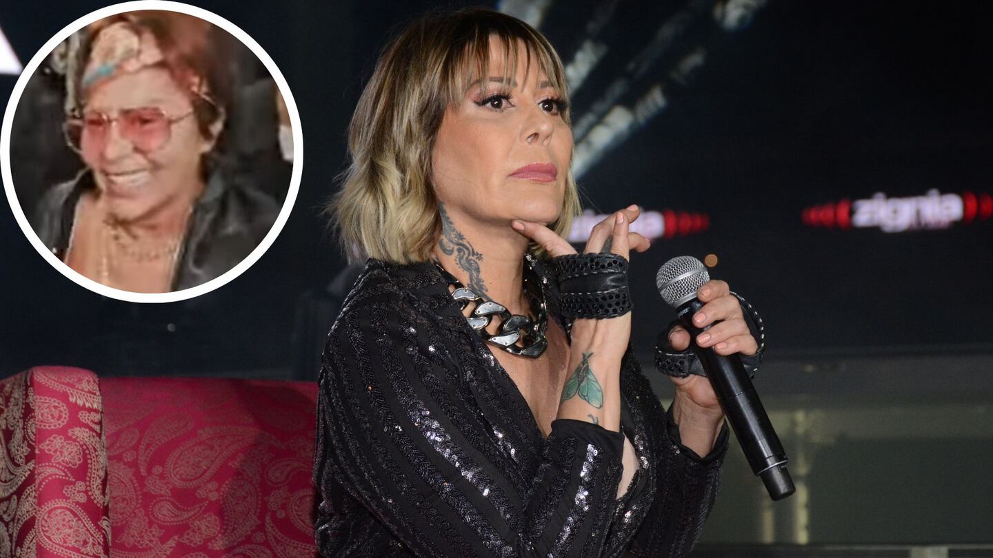 VIDEO: ¿Alejandra Guzmán andaba borracha? Trata de huir de la prensa en el AICM y sufre tremenda caída