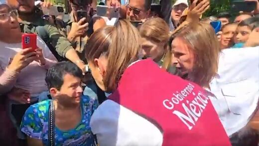 En Poza Rica, acusan a Rocío Nahle frente a Claudia Sheinbaum: así reaccionó la presidenta