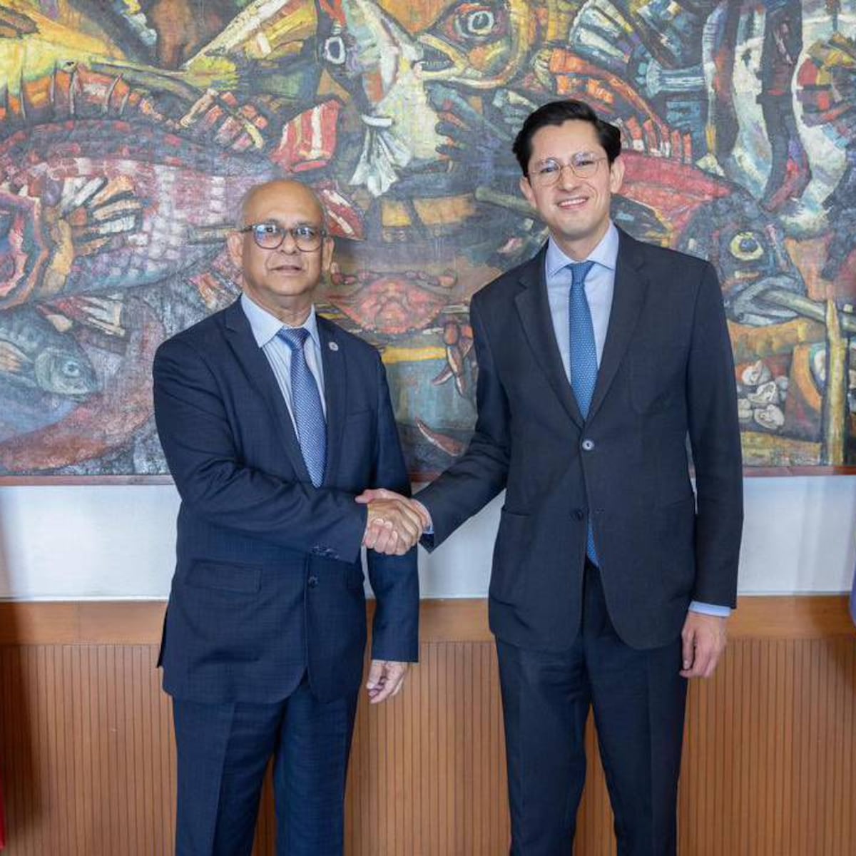 Roberto Velasco recibe a secretario de la OEA; SRE detalla puntos clave