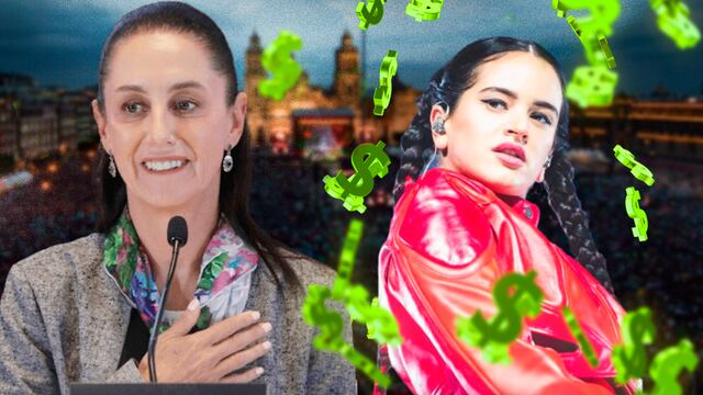 Claudia Sheinbaum y Rosalía