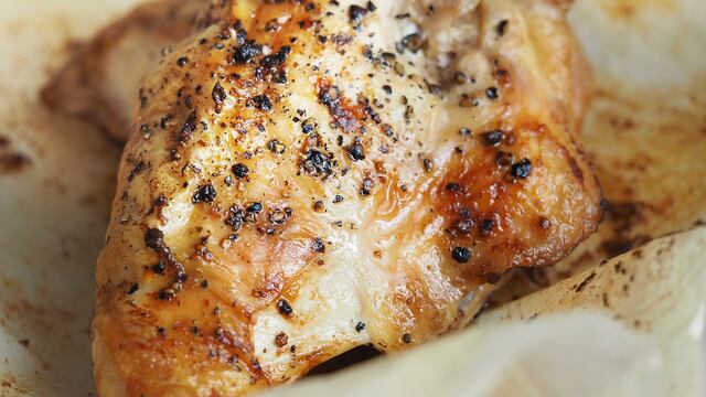 Platillo mexicano de pollo