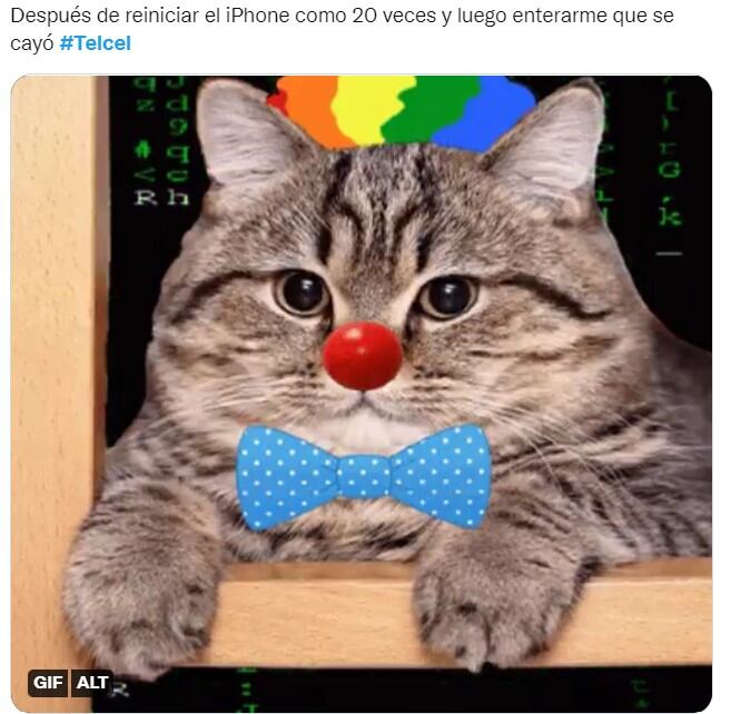Memes por caída de Telcel