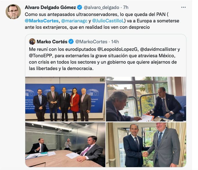 Tuit sobre Marko Cortés