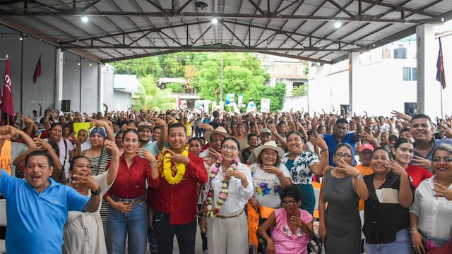 Esthela Damián encabeza Asamblea Informativa en Acapulco.