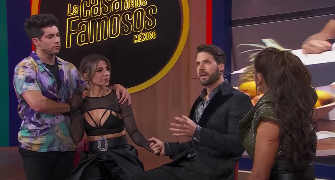 Jorge Losa y Ferka en la post-gala de La Casa de los Famosos México