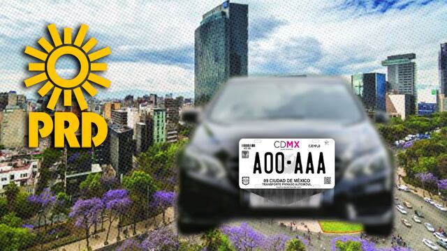 PRD propone iniciativa para eliminar el pago de reemplacamiento