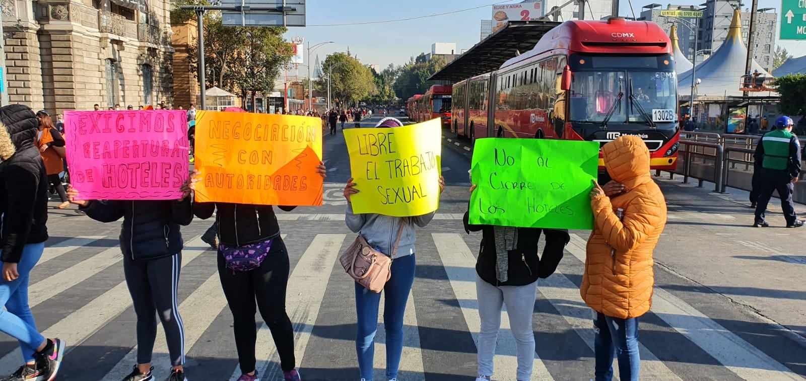 Cierre de la avenida Insurgentes