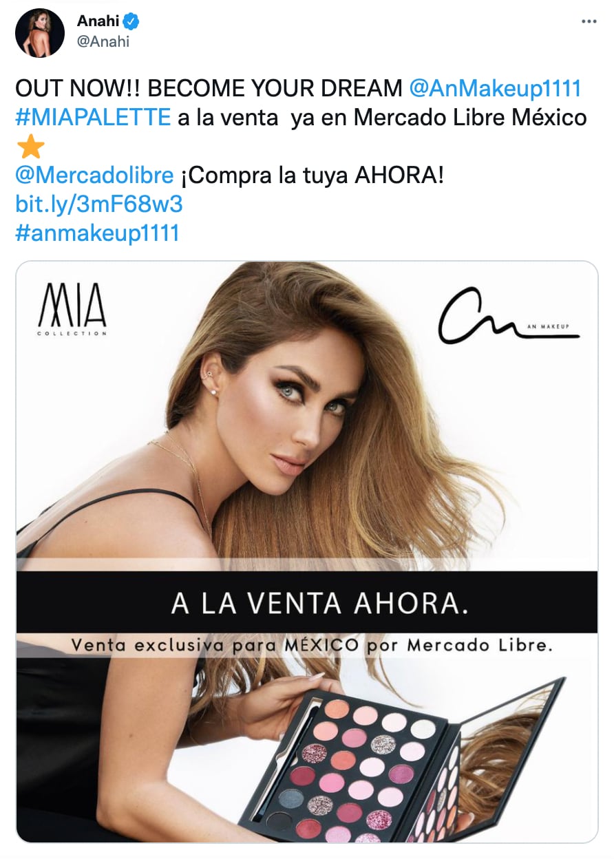 Marca de maquillaje de Anahí