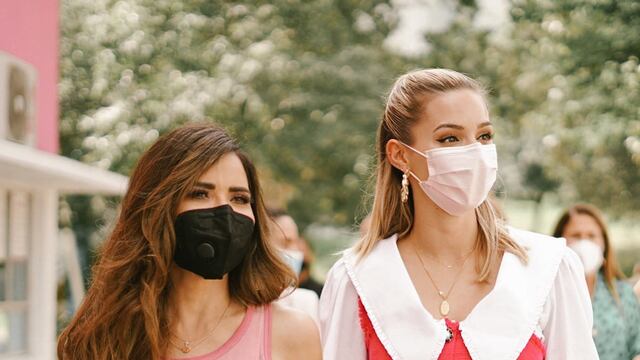 Mariana Rodríguez y Gloria Trevi