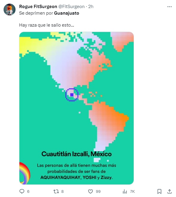 Guanajuato en Spotify Wrapped 2023