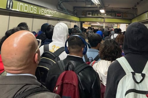 Metro saturado