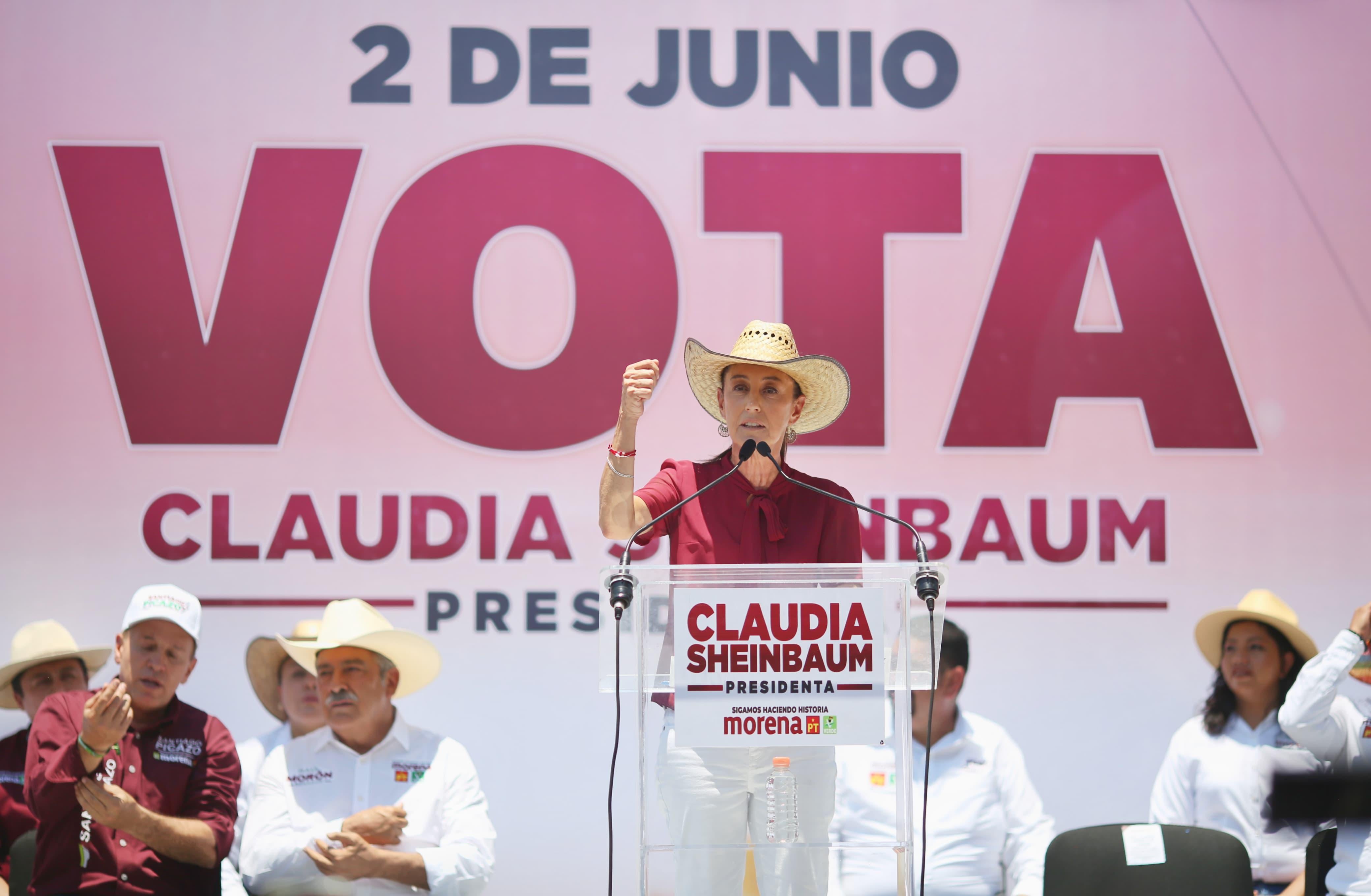 Claudia Sheinbaum en Sahuayo, Michoacán