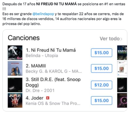 Aplauden éxito de Belinda