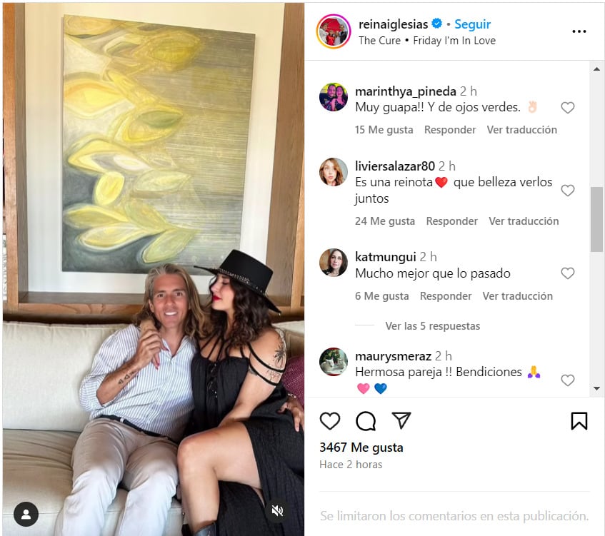 Fernando Reina Iglesias presenta a su novia