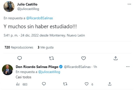 Comentario a favor de la reflexión de Navidad de Ricardo Salinas Pliego