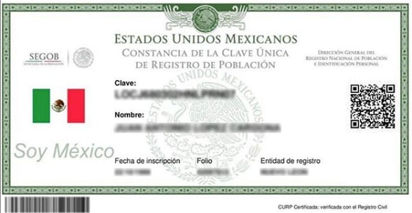 Pasos a seguir para descargar la CURP en linea