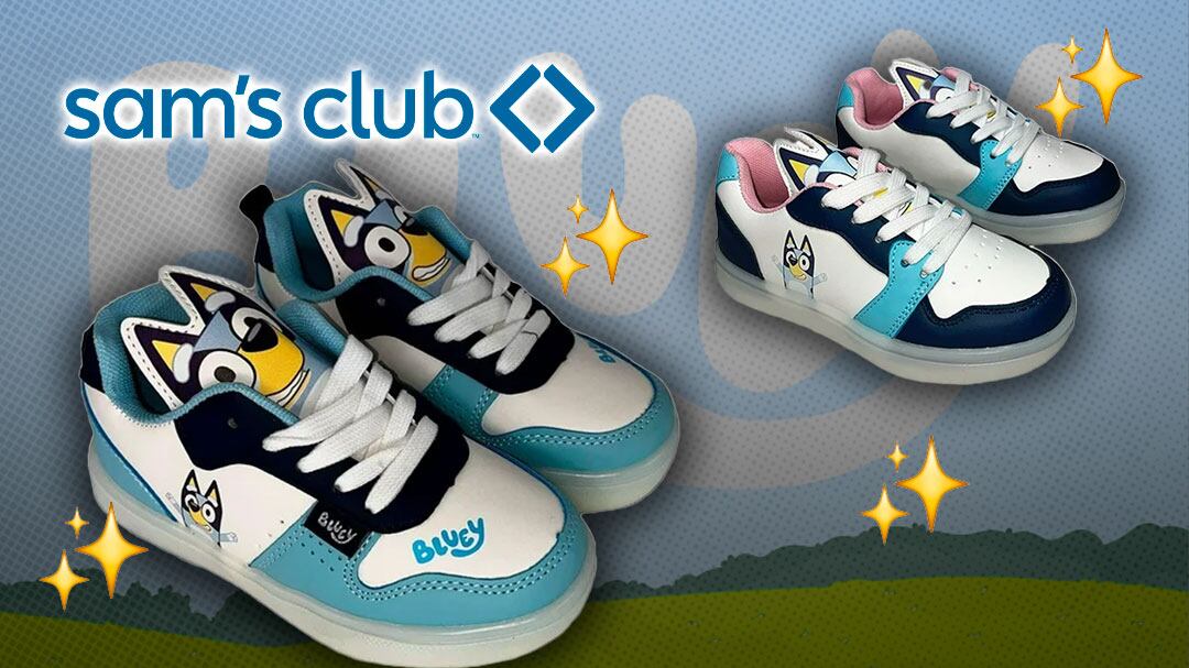 Tenis de Bluey con luz en Sam’s Club: Precio del modelo más bonito para niñas y niños