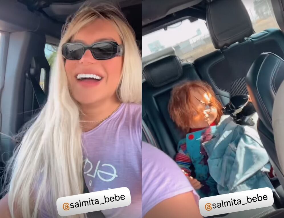 Wendy Guevara festejará Año Nuevo a lado de un muñeco Chucky