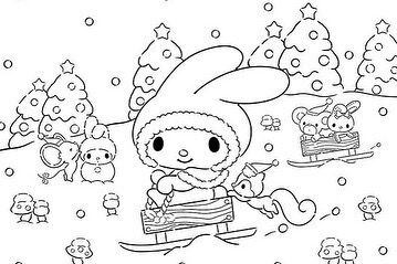 Hello Kitty invierno