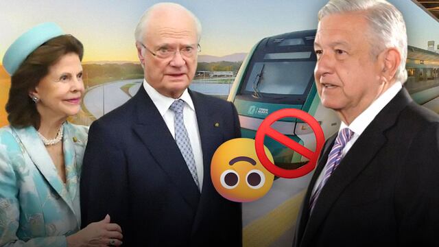 Reyes de Suecia cancelan recorrido en Tren Maya con AMLO